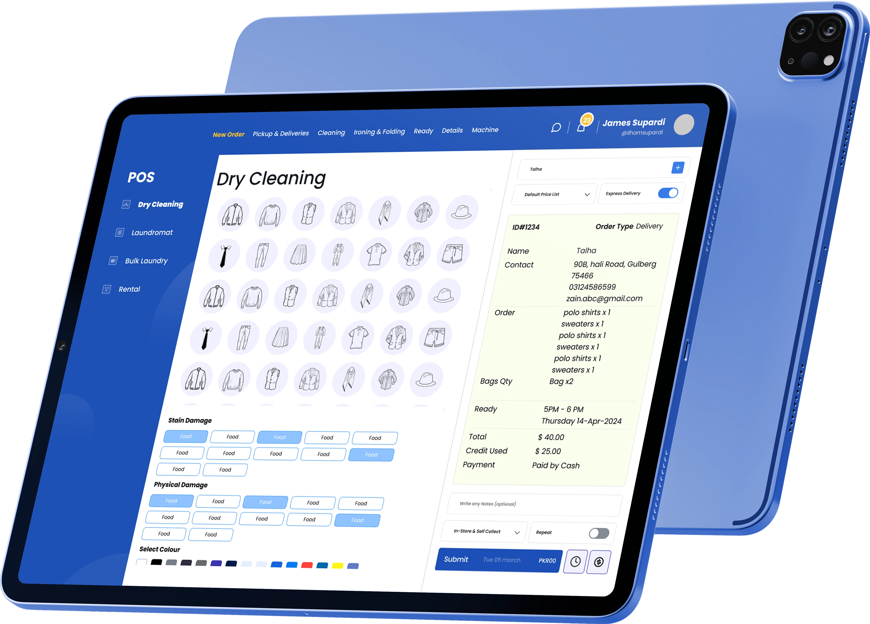 Linentrack Tablet App
